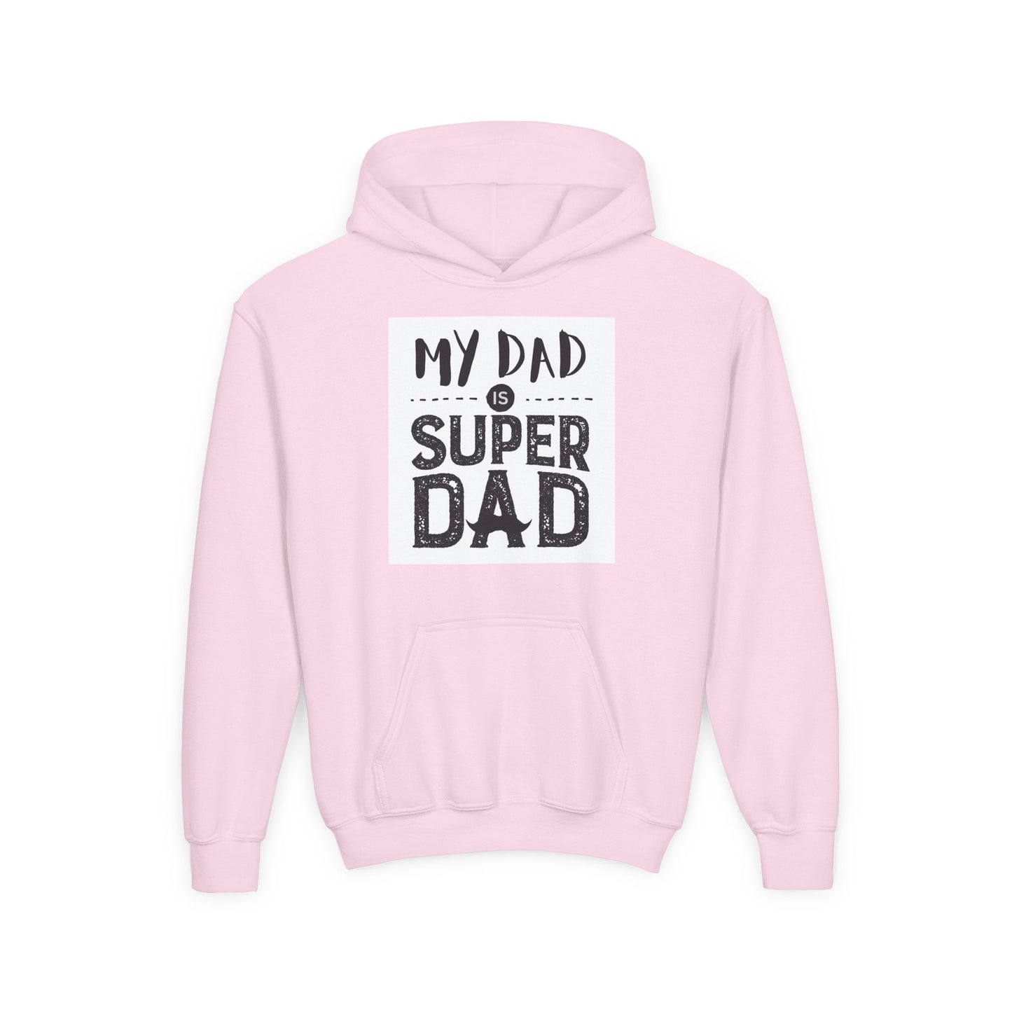 Super Dad Youth Hoodie - Gift for Father's Day, Birthday, Fun Family Wear, Boys Sweatshirt, Casual Gifts