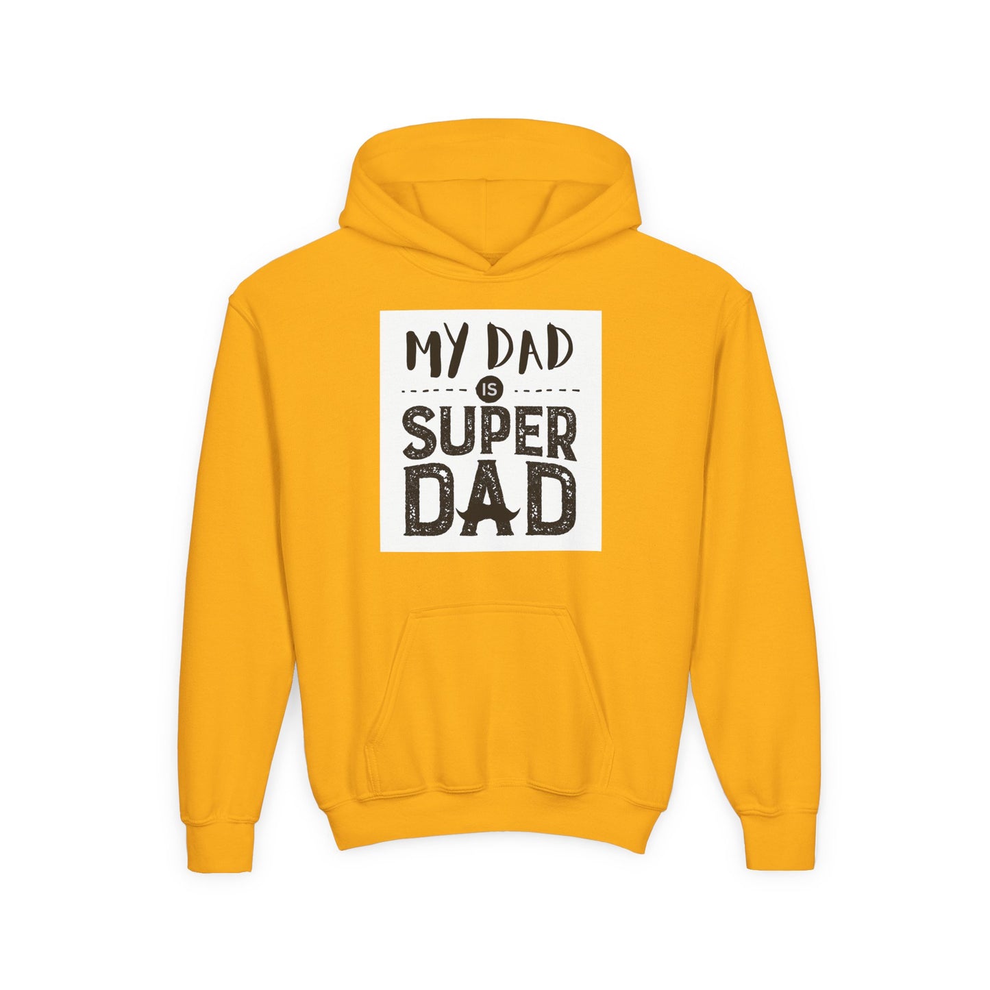 Super Dad Youth Hoodie - Gift for Father's Day, Birthday, Fun Family Wear, Boys Sweatshirt, Casual Gifts