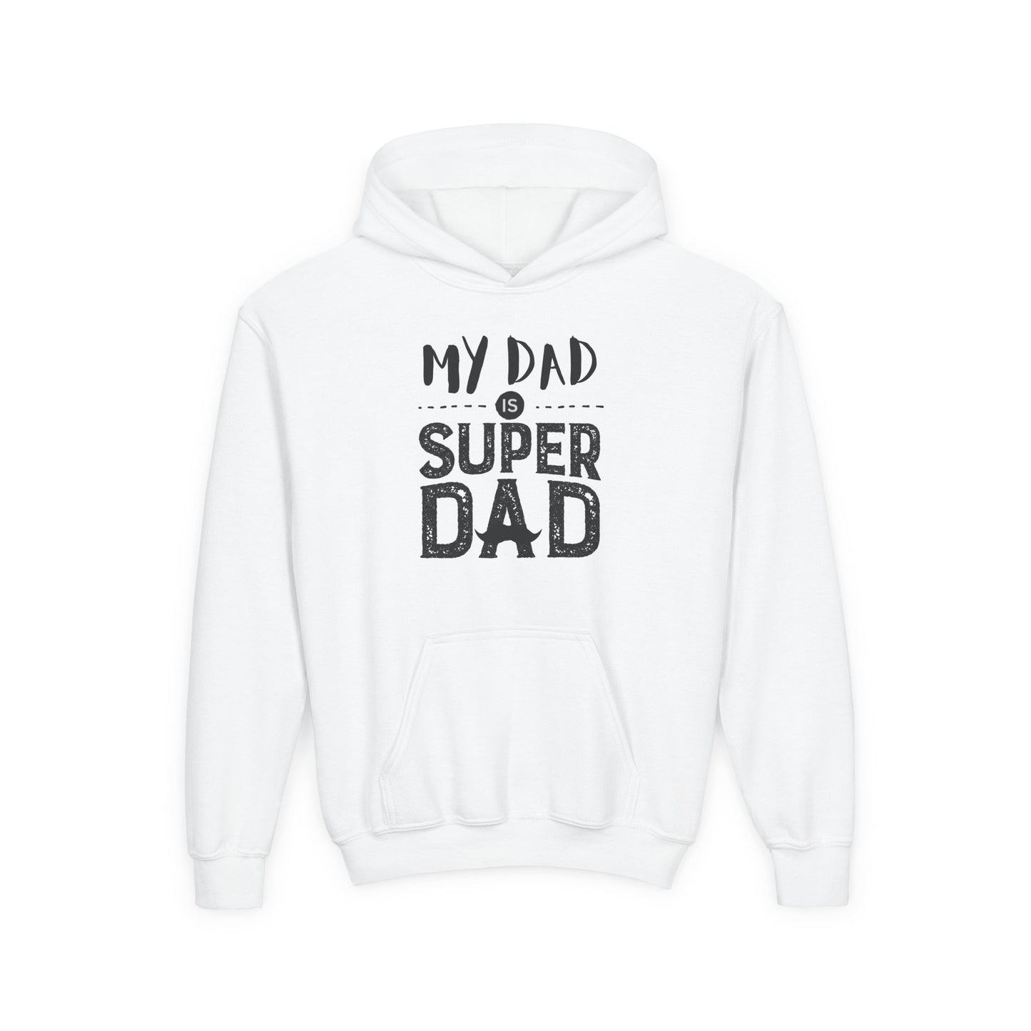 Super Dad Youth Hoodie - Gift for Father's Day, Birthday, Fun Family Wear, Boys Sweatshirt, Casual Gifts