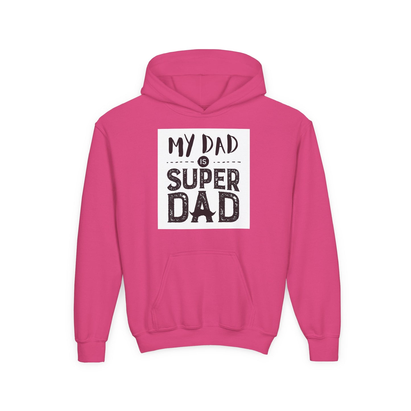Super Dad Youth Hoodie - Gift for Father's Day, Birthday, Fun Family Wear, Boys Sweatshirt, Casual Gifts