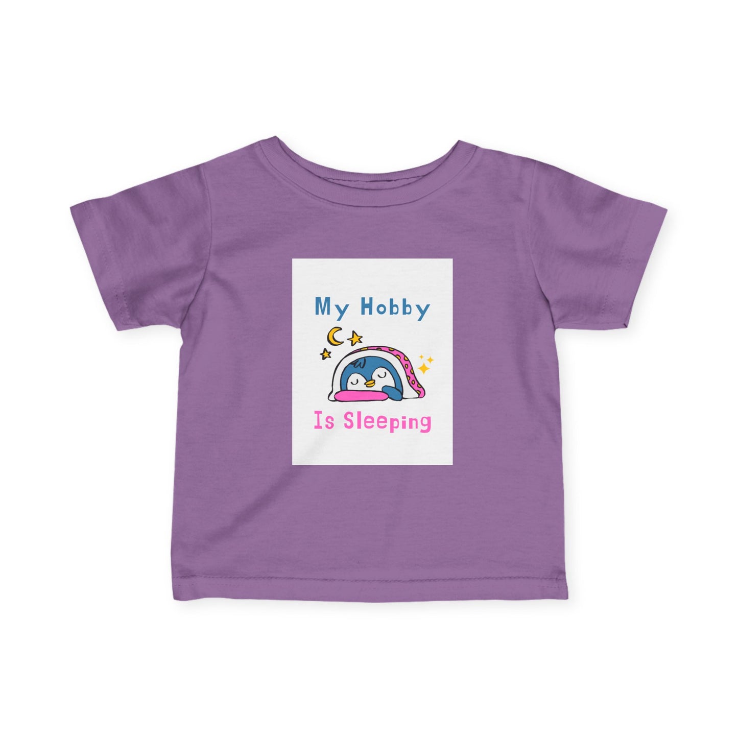 Infant Tee Girl Power Sleeping Hobby Tag Shirt