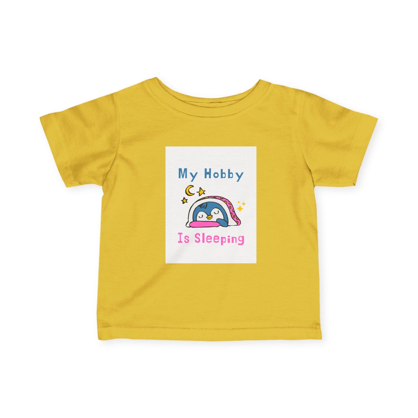Infant Tee Girl Power Sleeping Hobby Tag Shirt