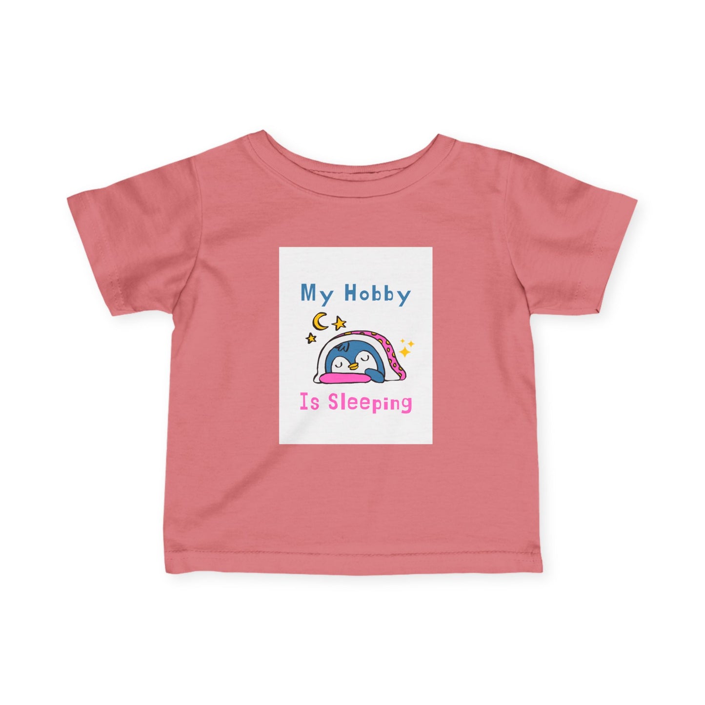 Infant Tee Girl Power Sleeping Hobby Tag Shirt