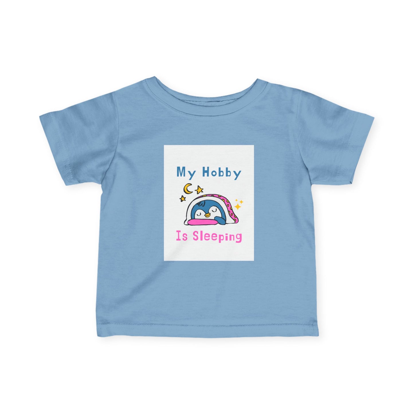 Infant Tee Girl Power Sleeping Hobby Tag Shirt