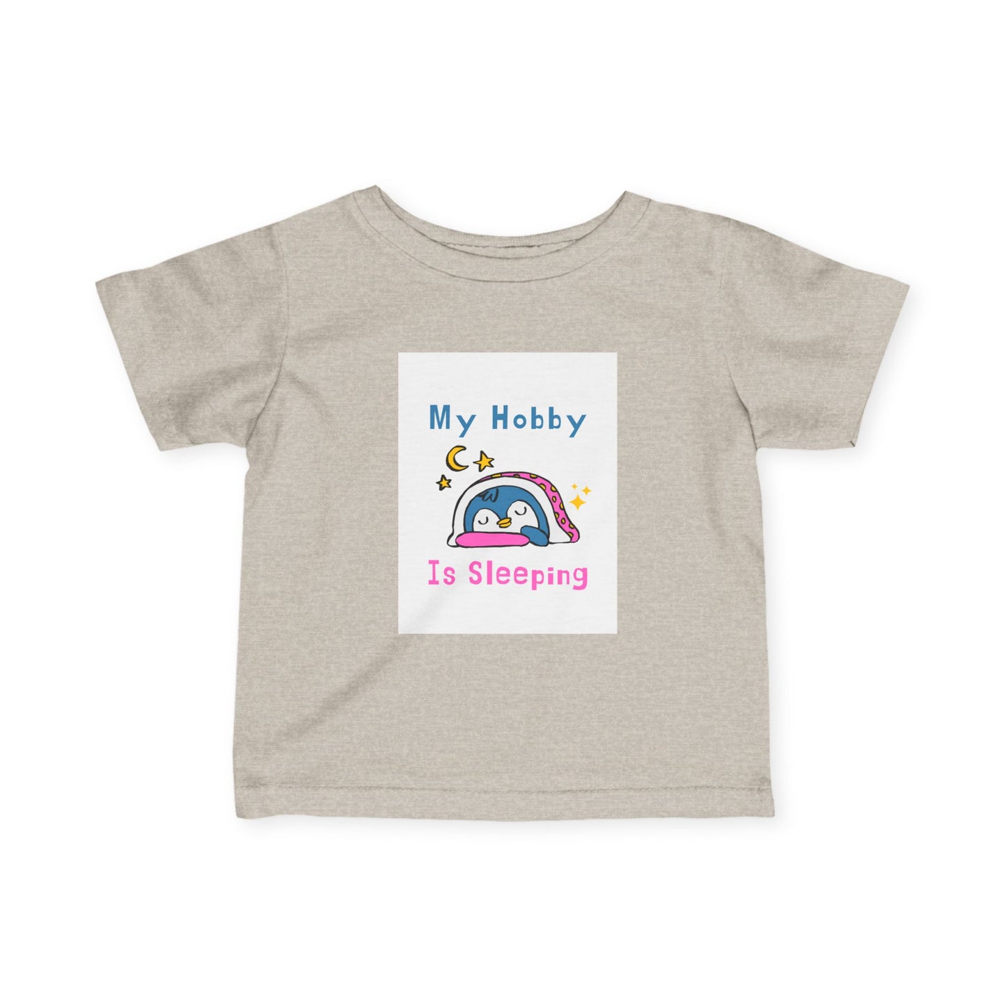 Infant Tee Girl Power Sleeping Hobby Tag Shirt
